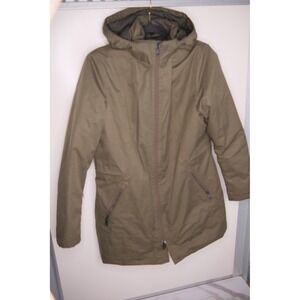 The North Face Women's Green Hooded‎ Parka Jacket Size Medium